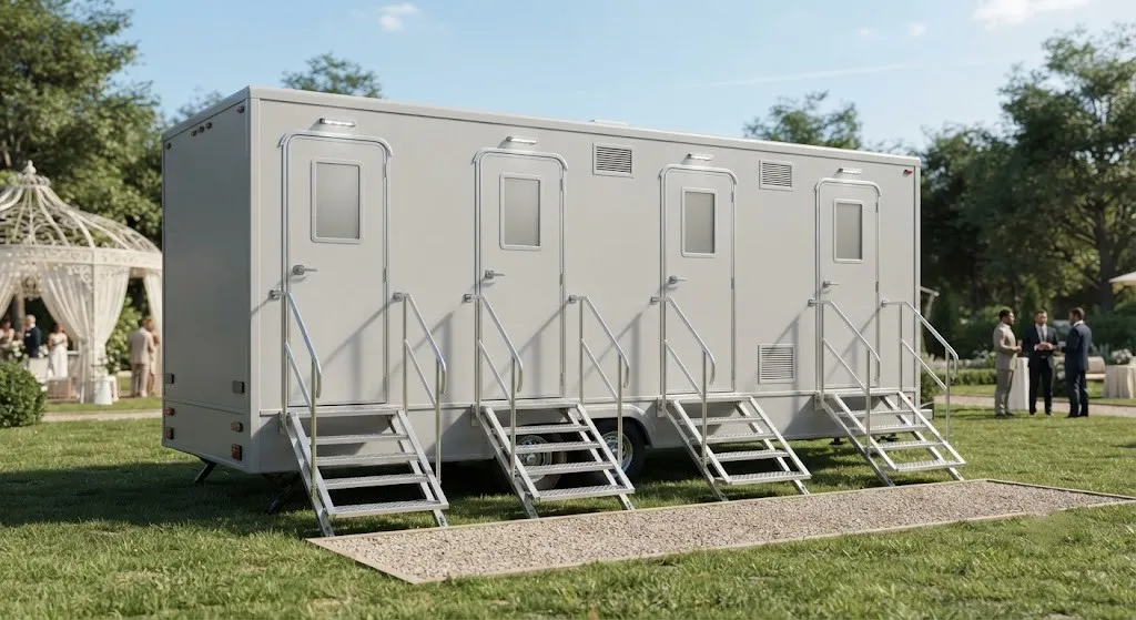4 Stall Restroom Trailer in Victorville, CA