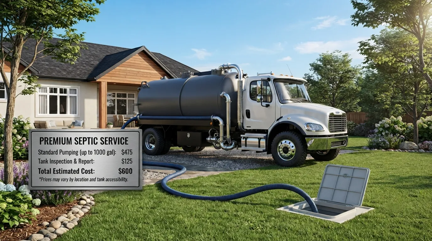 Septic Tank Pumping Cost in Victorville, CA